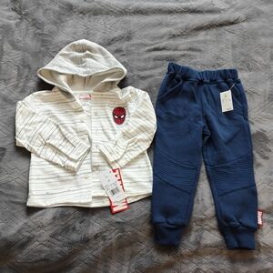 Marvel Spider-Man Toddler Boys 2-Piece Outfit Set | Size 2T | NWT